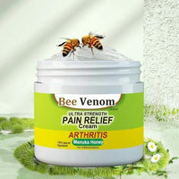 "Bee Venom Pain Relief Cream with Manuka Honey – Ultra Strength Arthritis & Joint Pain Relief"