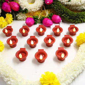 LED Water Diya with Sensor – Color Changing Water LED Lamp