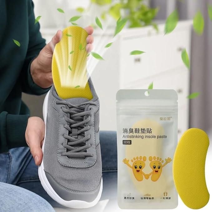 Antistinking Insole Paste – 10 Pcs | Keep Feet Fresh & Odor-Free All Day
