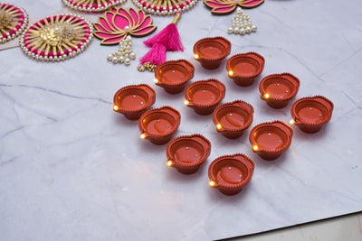LED Water Diya with Sensor – Color Changing Water LED Lamp