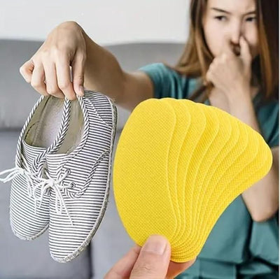 Antistinking Insole Paste – 10 Pcs | Keep Feet Fresh & Odor-Free All Day