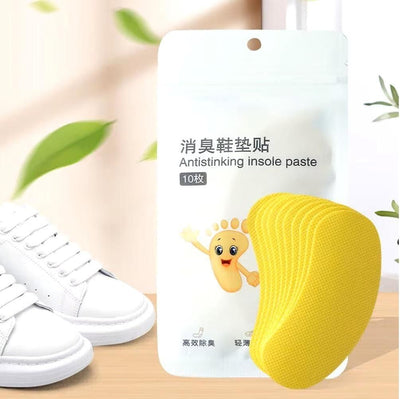 Antistinking Insole Paste – 10 Pcs | Keep Feet Fresh & Odor-Free All Day