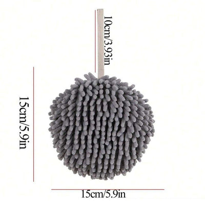 Fuzzy Ball Shaped Towel