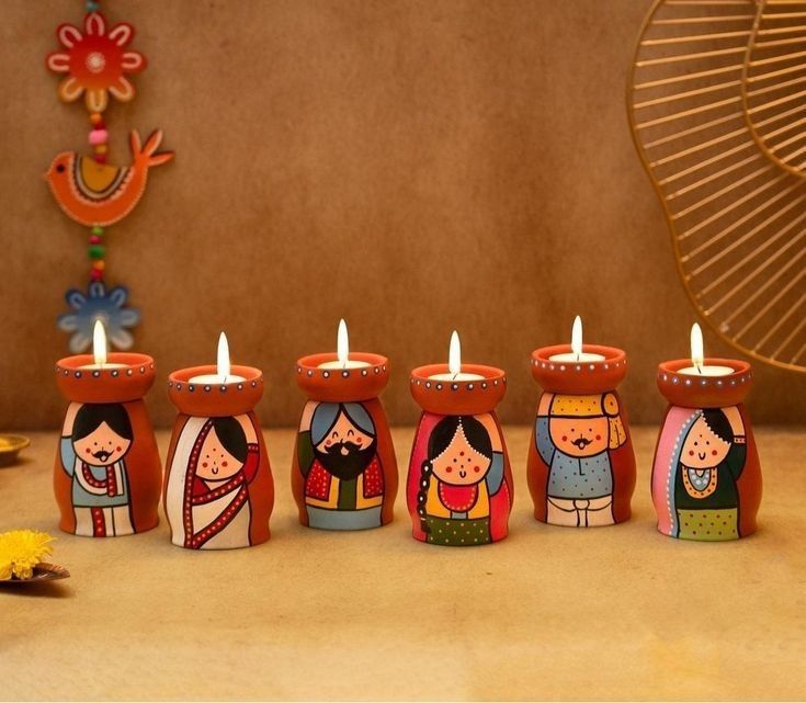 LED Water Diya with Sensor – Color Changing Water LED Lamp