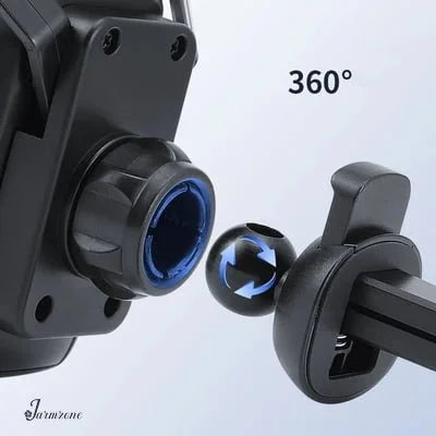 Racing Seat Car Phone Holder – Universal Air Vent Mount | Sports Design, Shockproof Grip, 360° Rotation